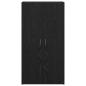 Preview: Büroschrank Schwarze Eiche 60 x 32 x 115 cm Holzwerkstoff