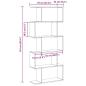 Preview: Bücherregal Braun 70 x 24 x 161 cm Holzwerkstoff