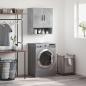 Preview: ARDEBO.de - Wandschrank Betongrau 60x31x70 cm Holzwerkstoff