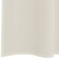 Preview: Voile Vorhänge mit Stangentaschen 2 Stk. Creme