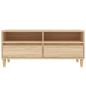 Preview: TV-Schrank Sonoma-Eiche 100x34,5x44,5 cm Holzwerkstoff
