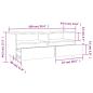 Preview: TV-Schrank Sonoma-Eiche 100x34,5x44,5 cm Holzwerkstoff