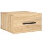 Preview: Wand-Nachttisch Sonoma-Eiche 35x35x20 cm