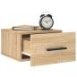 Preview: Wand-Nachttisch Sonoma-Eiche 35x35x20 cm