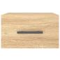 Preview: Wand-Nachttisch Sonoma-Eiche 35x35x20 cm