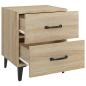 Preview: Nachttische 2 Stk. Sonoma-Eiche 40x35x47,5 cm