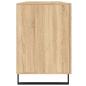 Preview: Schreibtisch Sonoma-Eiche 140x50x75 cm Holzwerkstoff