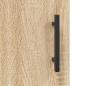 Preview: Schreibtisch Sonoma-Eiche 140x50x75 cm Holzwerkstoff