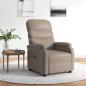 Preview: ARDEBO.de - Relaxsessel Elektrisch Cappuccino-Braun Kunstleder