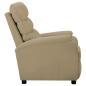 Preview: Relaxsessel Cappuccino-Braun Kunstleder