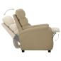 Preview: Relaxsessel Cappuccino-Braun Kunstleder