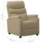 Preview: Relaxsessel Cappuccino-Braun Kunstleder