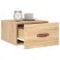 Preview: Wand-Nachttisch Sonoma-Eiche 35x35x20 cm