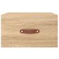 Preview: Wand-Nachttisch Sonoma-Eiche 35x35x20 cm