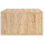 Preview: Wand-Nachttisch Sonoma-Eiche 35x35x20 cm