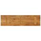 Preview: Tischplatte 110x20x3,8 cm Rechteckig Massivholz Mango
