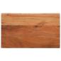 Preview: ARDEBO.de - Tischplatte 60x40x3,8 cm Rechteckig Massivholz Akazie