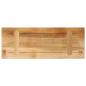 Preview: Tischplatte 80x30x2,5 cm Rechteckig Raues Massivholz Mango