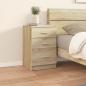 Preview: ARDEBO.de - Nachttisch Sonoma-Eiche 40x40x63 cm Holzwerkstoff