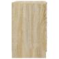 Preview: Nachttisch Sonoma-Eiche 40x40x63 cm Holzwerkstoff
