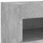 Preview: TV-Wandschrank mit LED-Leuchten Betongrau 80x30x40 cm