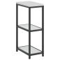 Preview: Küchenlageregal Silber 60 x 50 x 92 cm Galvanisierter Stahl