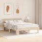 Preview: Bett Rahmen mit Kopfteil 160x200 cm Massivholz Kiefer