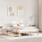 Preview: ARDEBO.de - Massivholzbett mit Schubladen 120x190 cm Kiefer