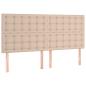 Preview: Boxspringbett Matratze Cappuccino-Braun 160x200 cm Kunstleder