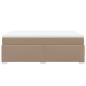 Preview: Boxspringbett Matratze Cappuccino-Braun 160x200 cm Kunstleder