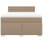 Preview: Boxspringbett Matratze Cappuccino-Braun 160x200 cm Kunstleder