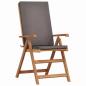 Preview: Garten-Liegestühle mit Kissen 8 Stk. Massivholz Teak