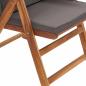 Preview: Garten-Liegestühle mit Kissen 8 Stk. Massivholz Teak