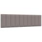 Preview: Bettgestell ohne Matratze "Hanko" Taupe 180x200 cm Stoff