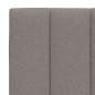 Preview: Bettgestell ohne Matratze "Hanko" Taupe 200x200 cm Stoff