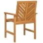Preview: Garten Essgruppe 6 pcs Braun Mittel Massivholz