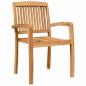Preview: Garten Essgruppe 3 pcs Braun 109 x 109 x 74 cm