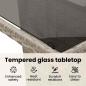 Preview: Essgruppe 9 pcs Hellgrau 190 x 80 x 74 cm