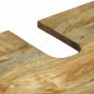 Preview: Badezimmermöbel Set 3 pcs Braun Hoch Massives Raues Mango Holz