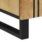 Preview: Badezimmermöbel Set 3 pcs Braun Hoch Massives Raues Mango Holz