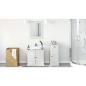 Preview: Badezimmermöbel Set mit Schubladen mit Regal Wandmontiert mit Speicher mit Tür mit Spiegel 3 pcs Braun 37 x 34 x 80 cm