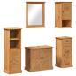 Preview: Badezimmermöbel Set 5 pcs Honigbraun 37 x 34 x 110 cm