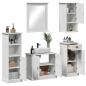 Preview: Badezimmermöbel Set 5 pcs Antik Weiß 37 x 34 x 110 cm