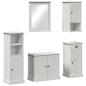 Preview: Badezimmermöbel Set 5 pcs Antik Weiß 37 x 34 x 110 cm
