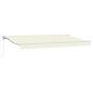 Preview: Einziehbare Markise Creme 350x200 cm