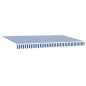 Preview: Markise mit Blende Creme 350 x 200 x 120 cm Stoff, Metall