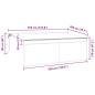 Preview: Markise mit Blende Creme 350 x 200 x 120 cm Stoff, Metall
