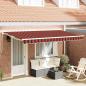 Preview: ARDEBO.de - Einziehbare Markise Marineblau 350x200 cm Stoff und Metall