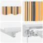 Preview: Einziehbare Markise Marineblau 350x200 cm