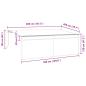 Preview: Einziehbare Markise Cremefarben Anthrazit Braun 400 x 200 cm